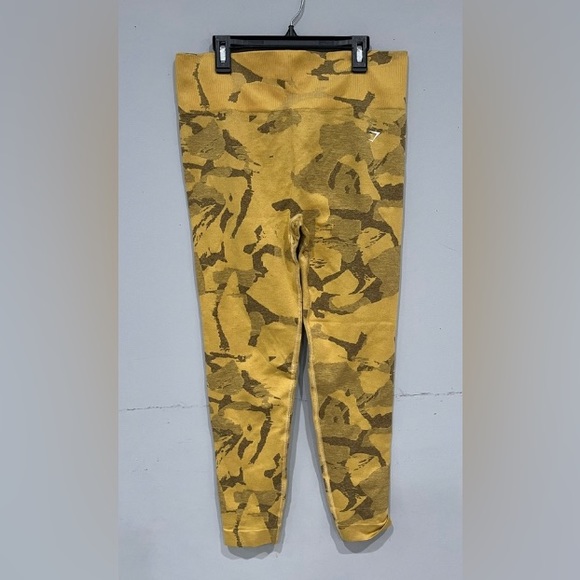Gymshark Pants & Jumpsuits Nwt Gymshark Womens Gold Camo Adapt Leggings Size Xxl Poshmark
